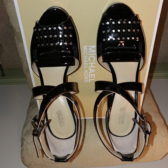 Michael Kors Strappy Platform Heels - Picture 4 of 5